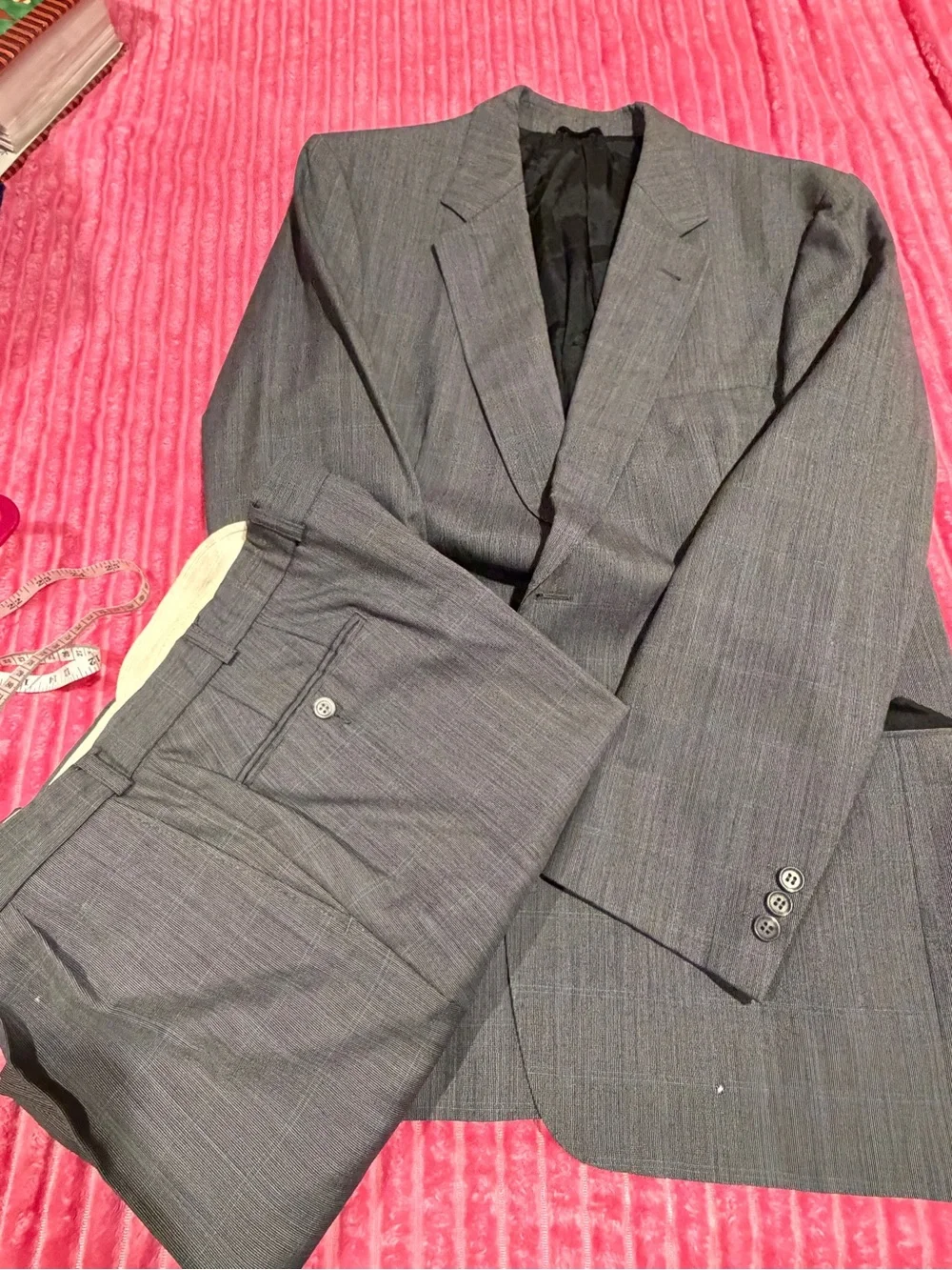 RARE VINTAGE Burberrys Men’s Pure New Wool SUIT MONACO MADE IN WEST GERMANY